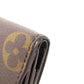 LOUIS VUITTON Bifold Wallet M80725 Monogram reverse Brown Zoe Women Used Authentic