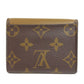 LOUIS VUITTON Bifold Wallet M80725 Monogram reverse Brown Zoe Women Used Authentic