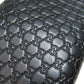 GUCCI Long Wallet Purse 449396 leather black Outlet GG Signature Micro Shima mens Used Authentic