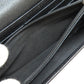 CHANEL Long Wallet Purse Calfskin black Camellia COCO Mark