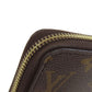 LOUIS VUITTON Long Wallet Purse M42616 Damier canvas Brown Zippy wallet Women Used Authentic