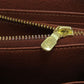 LOUIS VUITTON Long Wallet Purse M42616 Damier canvas Brown Zippy wallet Women Used Authentic