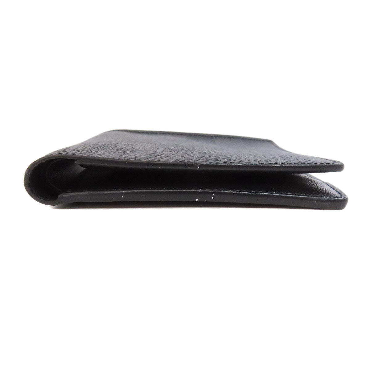 LOUIS VUITTON Bifold Wallet N62663 Damier canvas black Portefeuille Women Used Authentic