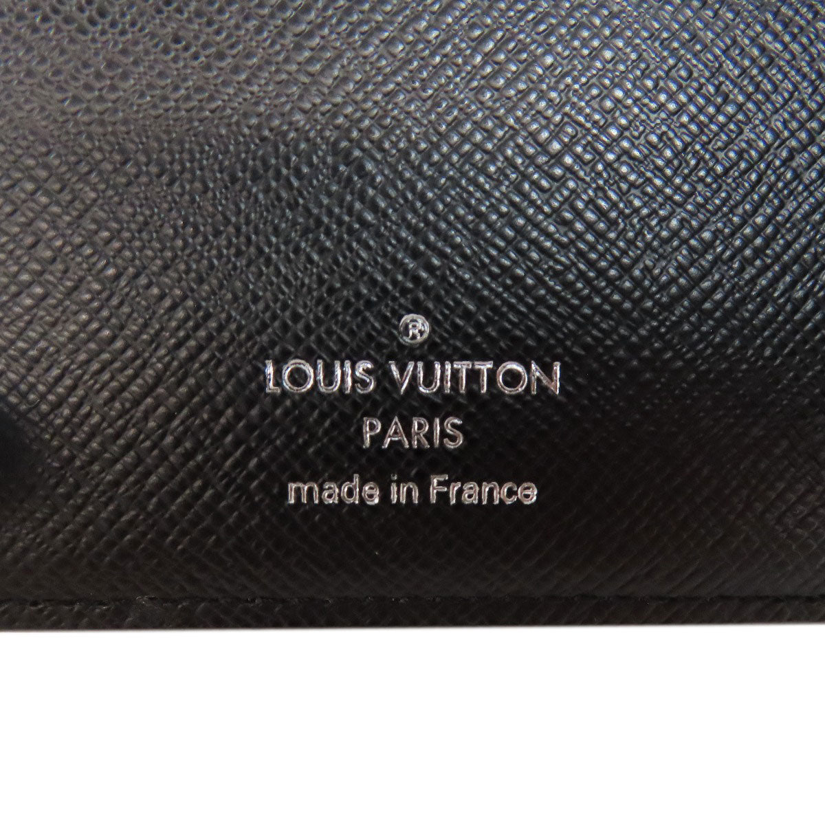 LOUIS VUITTON Bifold Wallet N62663 Damier canvas black Portefeuille Women Used Authentic
