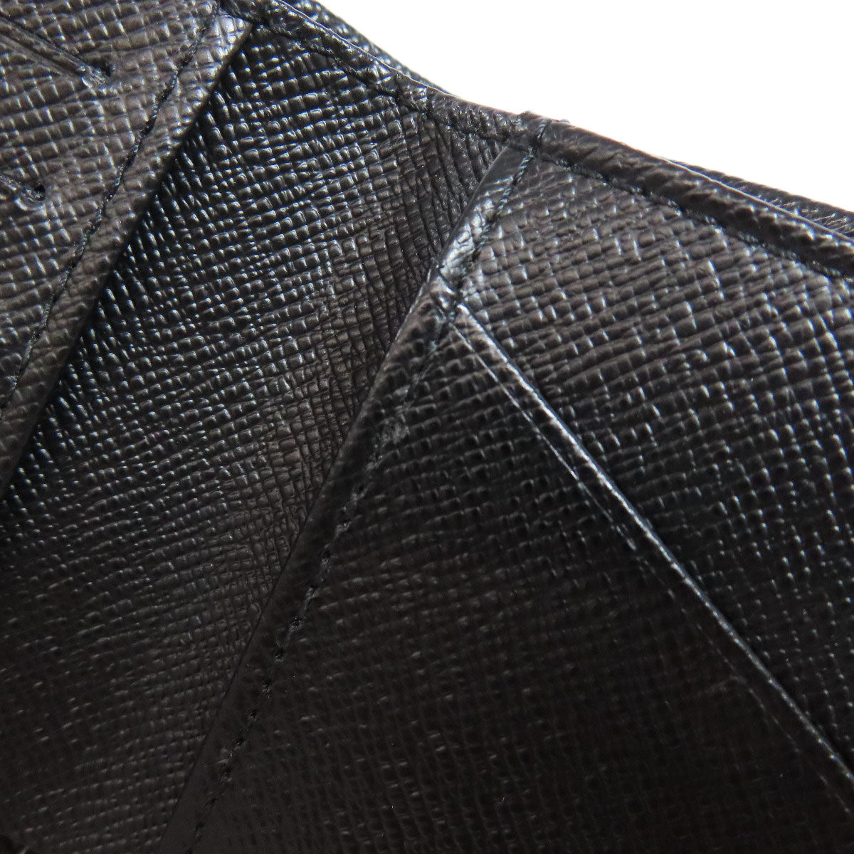 LOUIS VUITTON Bifold Wallet N62663 Damier canvas black Portefeuille Women Used Authentic
