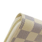 LOUIS VUITTON Long Wallet Purse N41660 Damier canvas white Zippy wallet