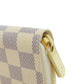 LOUIS VUITTON Long Wallet Purse N41660 Damier canvas white Zippy wallet