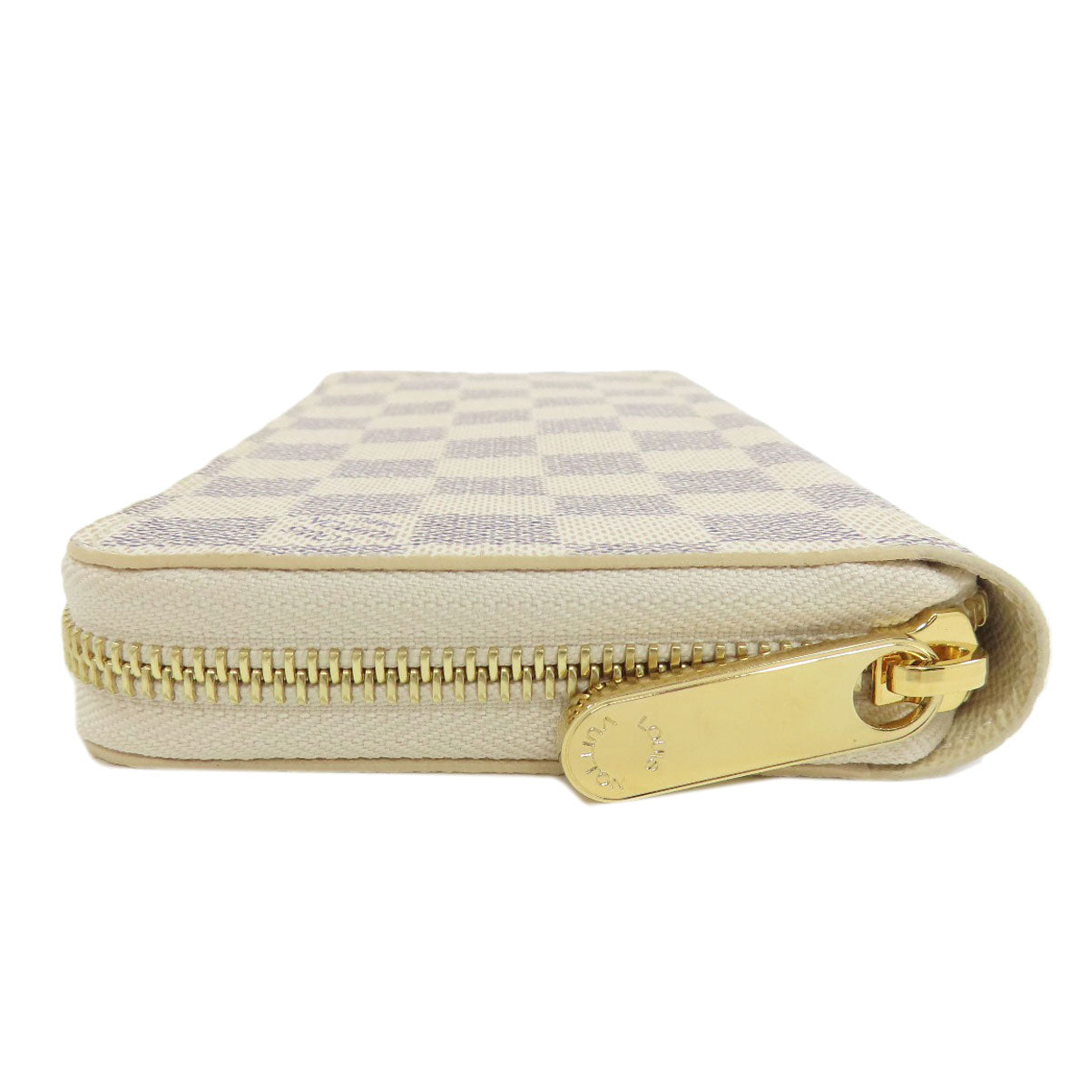 LOUIS VUITTON Long Wallet Purse N41660 Damier canvas white Zippy wallet