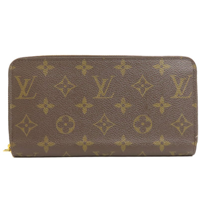 LOUIS VUITTON Long Wallet Purse M42616 Monogram canvas Brown Zippy wallet