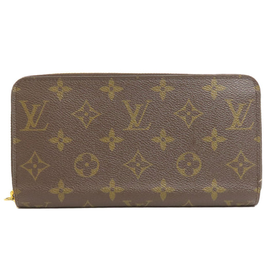 LOUIS VUITTON Long Wallet Purse M42616 Monogram canvas Brown Zippy wallet