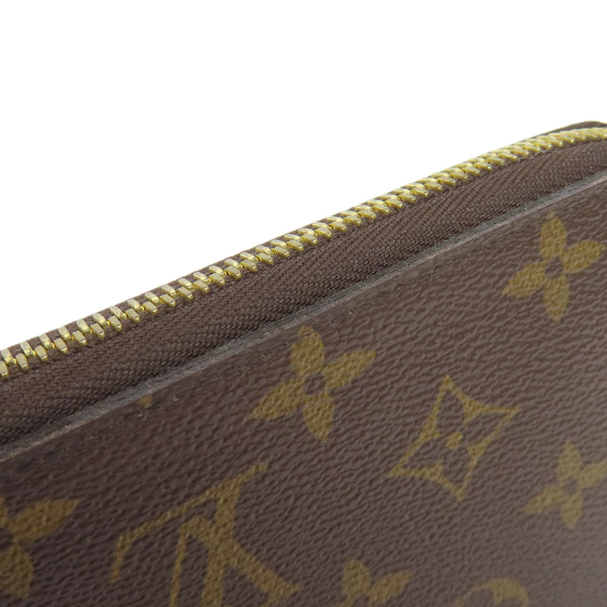 LOUIS VUITTON Long Wallet Purse M42616 Monogram canvas Brown Zippy wallet