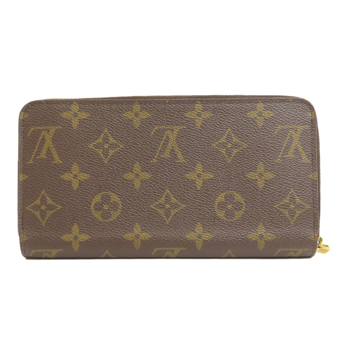 LOUIS VUITTON Long Wallet Purse M42616 Monogram canvas Brown Zippy wallet