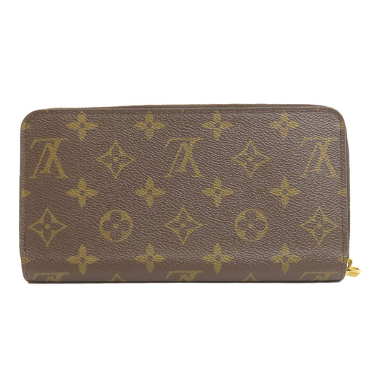 LOUIS VUITTON Long Wallet Purse M42616 Monogram canvas Brown Zippy wallet