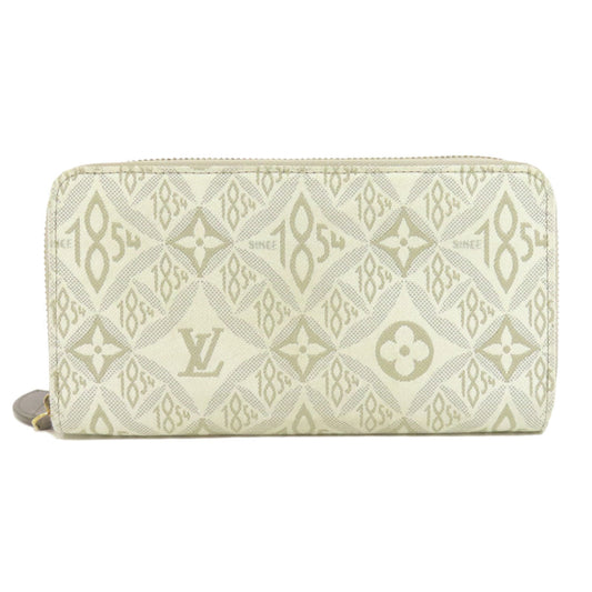 LOUIS VUITTON Long Wallet Purse M81172 Monogram Jaguar white Zippy Wallet SINCE1854 Women Used Authentic