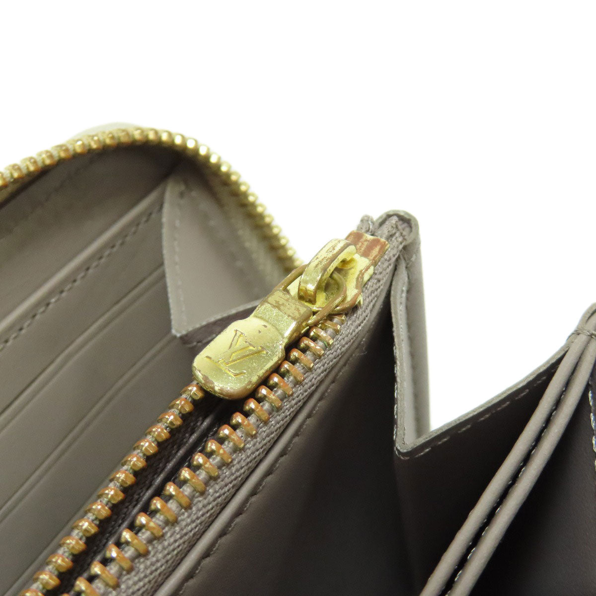 LOUIS VUITTON Long Wallet Purse M81172 Monogram Jaguar white Zippy Wallet SINCE1854 Women Used Authentic