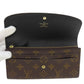 LOUIS VUITTON Long Wallet Purse M82157 Monogram reverse Brown Portefeuille Emily
