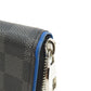 LOUIS VUITTON Long Wallet Purse N64436 Damier canvas black Zippy wallet  Vertical mens Used Authentic