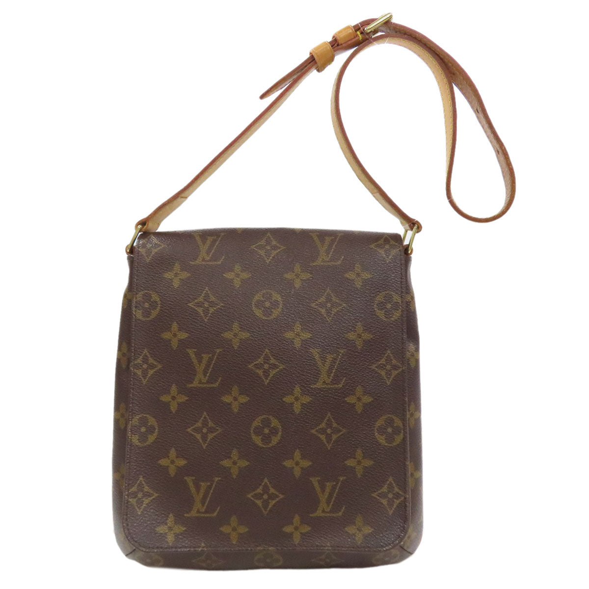 LOUIS VUITTON Shoulder Bag M51258 Monogram canvas Brown Musette Salsa S Women Used Authentic
