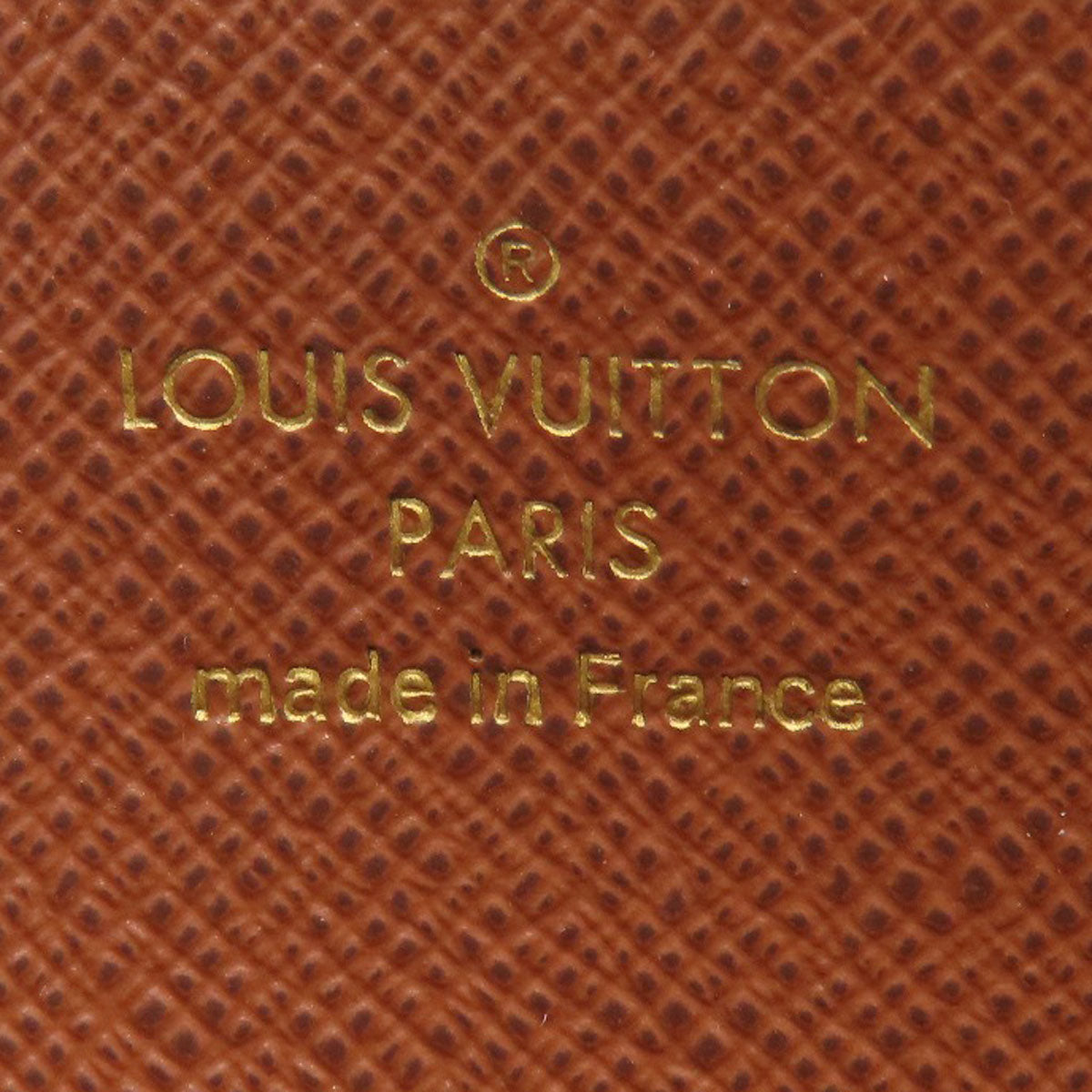 LOUIS VUITTON Long Wallet Purse M42616 Monogram canvas Brown Zippy wallet Women Used Authentic