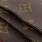 LOUIS VUITTON Long Wallet Purse M62234 Monogram canvas Brown Portefeuille Sara Women Used Authentic