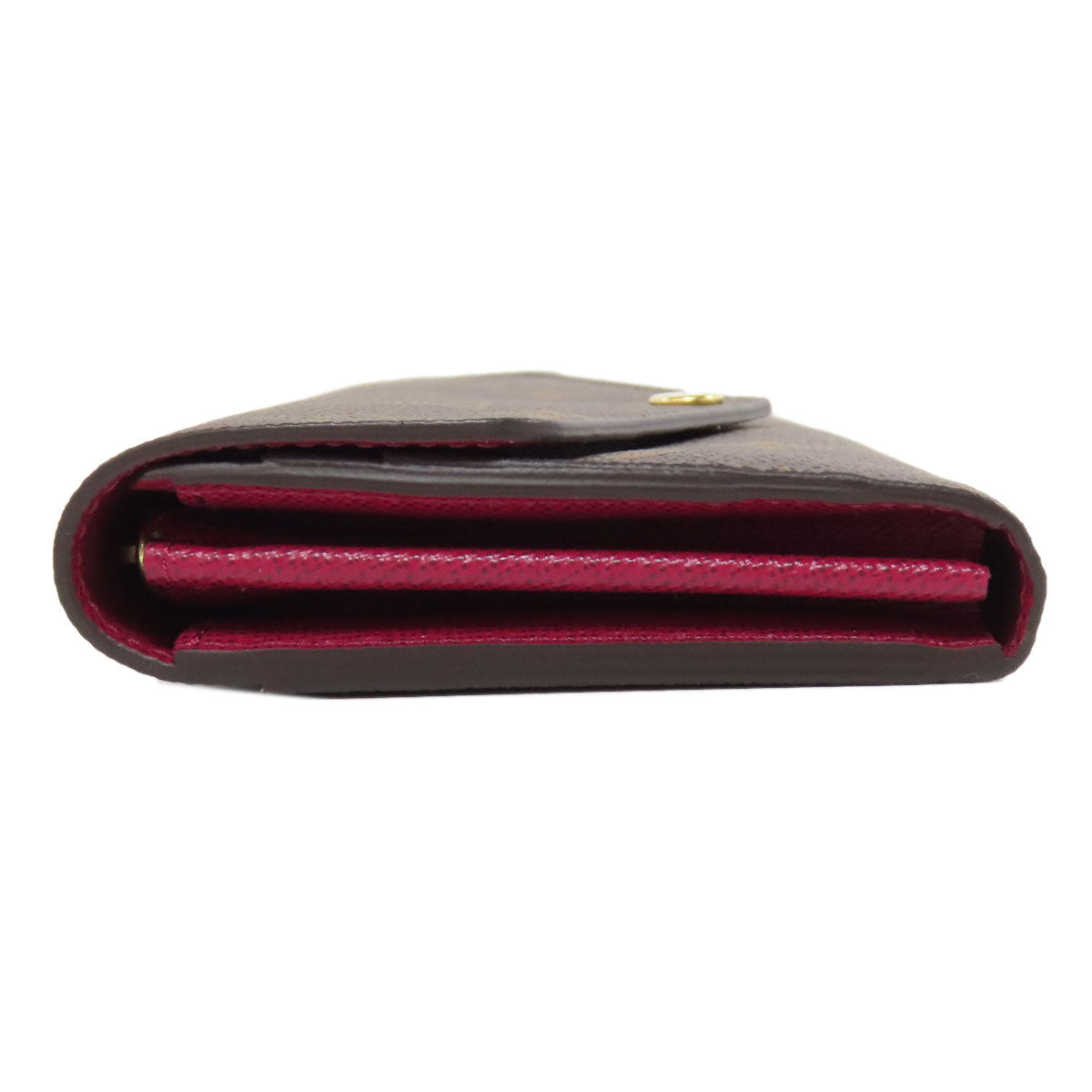 LOUIS VUITTON Long Wallet Purse M62234 Monogram canvas Brown Portefeuille Sara Women Used Authentic