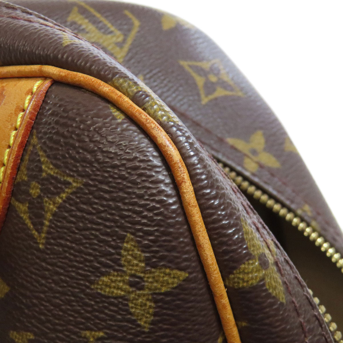 LOUIS VUITTON Handbag M41450 Monogram canvas Brown Excursion Women Used Authentic