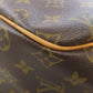 LOUIS VUITTON Handbag M41450 Monogram canvas Brown Excursion Women Used Authentic