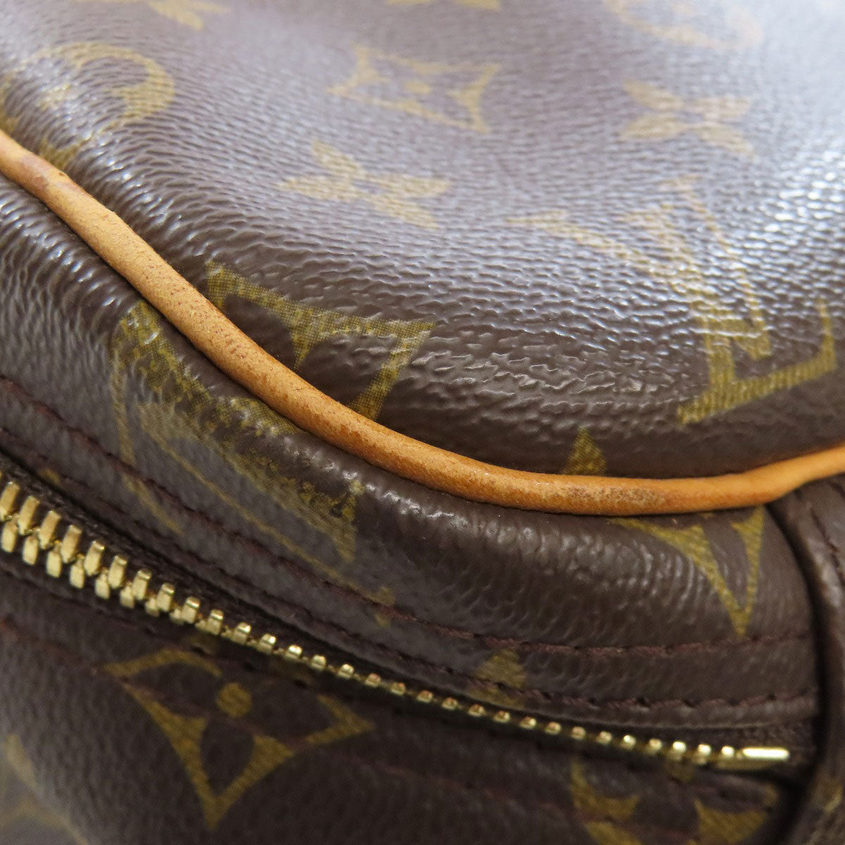 LOUIS VUITTON Handbag M41450 Monogram canvas Brown Excursion Women Used Authentic