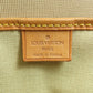LOUIS VUITTON Handbag M41450 Monogram canvas Brown Excursion Women Used Authentic