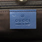 GUCCI Tote Bag 353397 leather blue Diamante Women Used Authentic