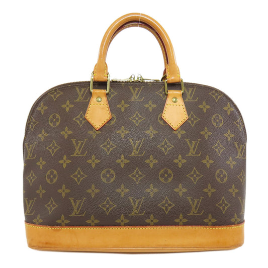 LOUIS VUITTON Handbag M51130 Monogram canvas Brown Alma Women Used Authentic