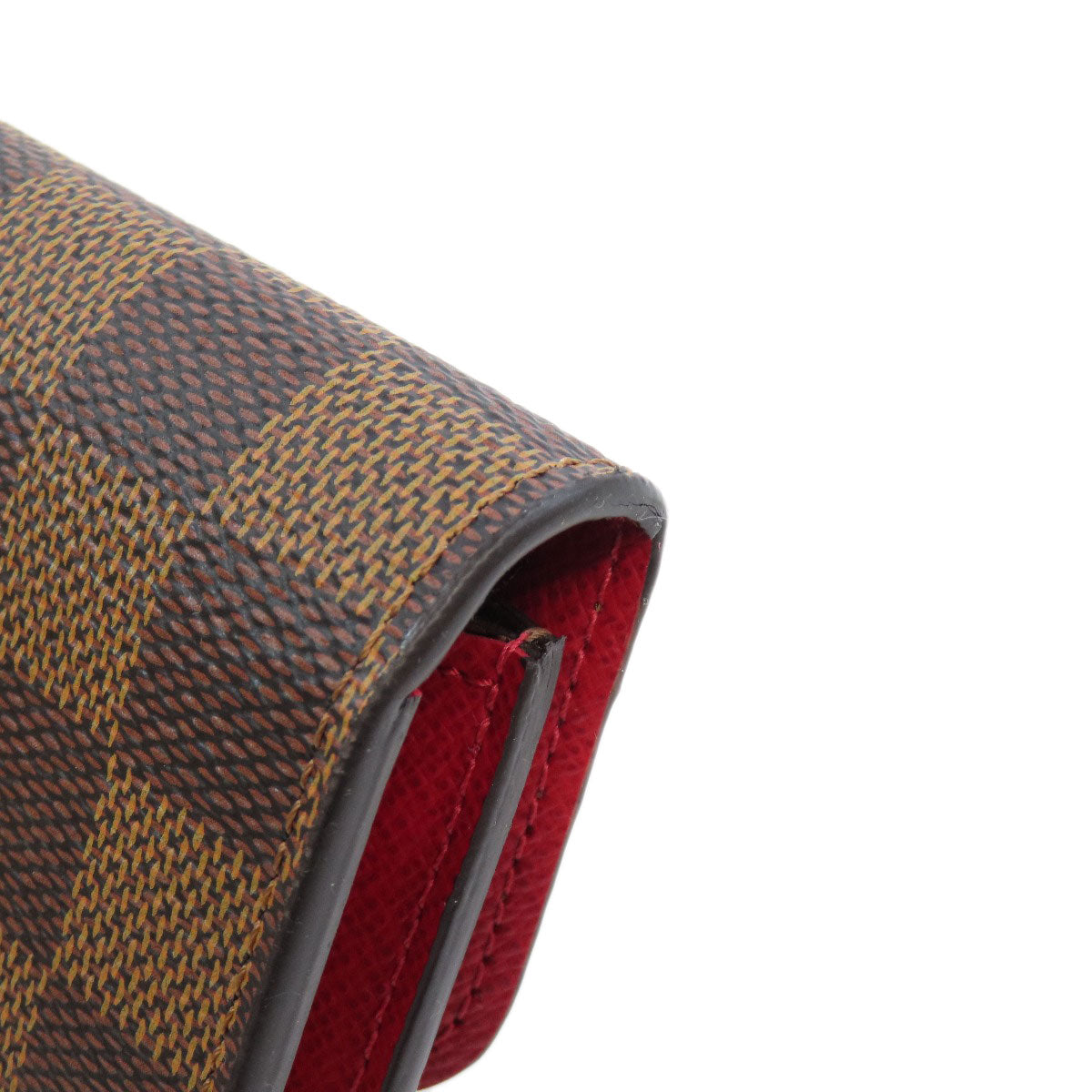 LOUIS VUITTON Long Wallet Purse M60697 Monogram canvas Brown Portefeuille Emily Women Used Authentic