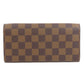LOUIS VUITTON Long Wallet Purse M60697 Monogram canvas Brown Portefeuille Emily Women Used Authentic