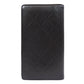 CHANEL Long Wallet Purse Calfskin black logo SilverMetal mens Used Authentic