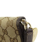 GUCCI Long Wallet Purse 245914 canvas Brown Zip Around GG Women Used Authentic