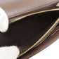 LOUIS VUITTON Long Wallet Purse N63209 Damier canvas Brown Portefeuille Sara Women Used Authentic
