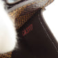 LOUIS VUITTON Long Wallet Purse N63209 Damier canvas Brown Portefeuille Sara Women Used Authentic