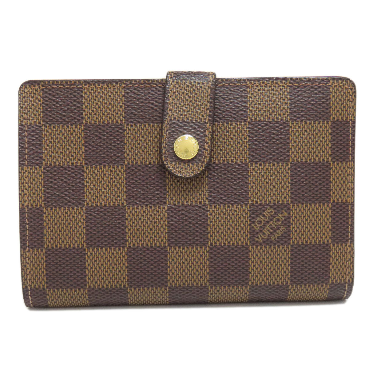 LOUIS VUITTON Bifold Wallet N61674 Damier canvas Brown Portefeuille Vienova
