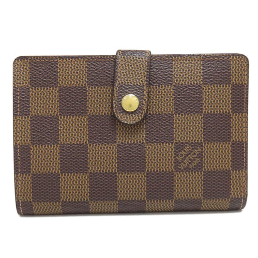 LOUIS VUITTON Bifold Wallet N61674 Damier canvas Brown Portefeuille Vienova