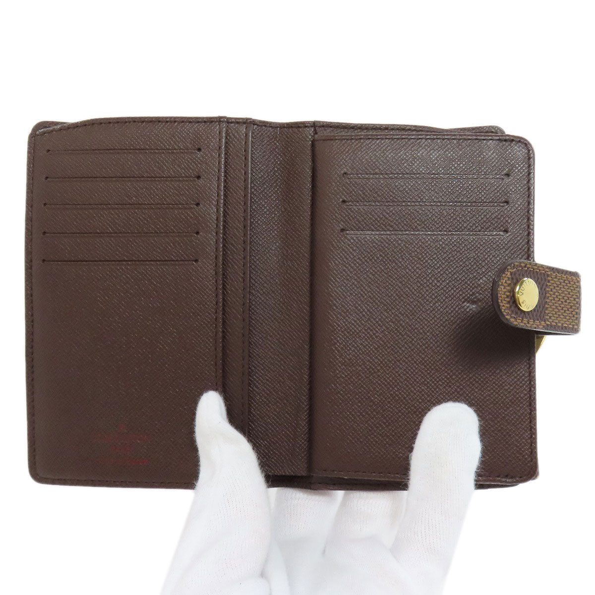 LOUIS VUITTON Bifold Wallet N61674 Damier canvas Brown Portefeuille Vienova