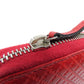 GUCCI Long Wallet Purse 307990 leather Red Diamante Women Used Authentic