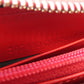 GUCCI Long Wallet Purse 307990 leather Red Diamante Women Used Authentic