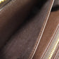 LOUIS VUITTON Long Wallet Purse N60015 Damier canvas Brown Zippy wallet old Women Used Authentic