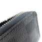 LOUIS VUITTON Coin case N63076 Damier canvas black Zippy coin purse mens Used Authentic