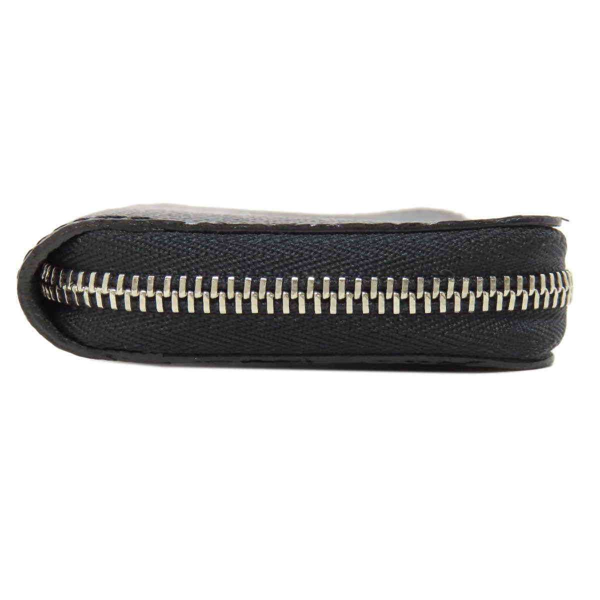LOUIS VUITTON Coin case N63076 Damier canvas black Zippy coin purse mens Used Authentic