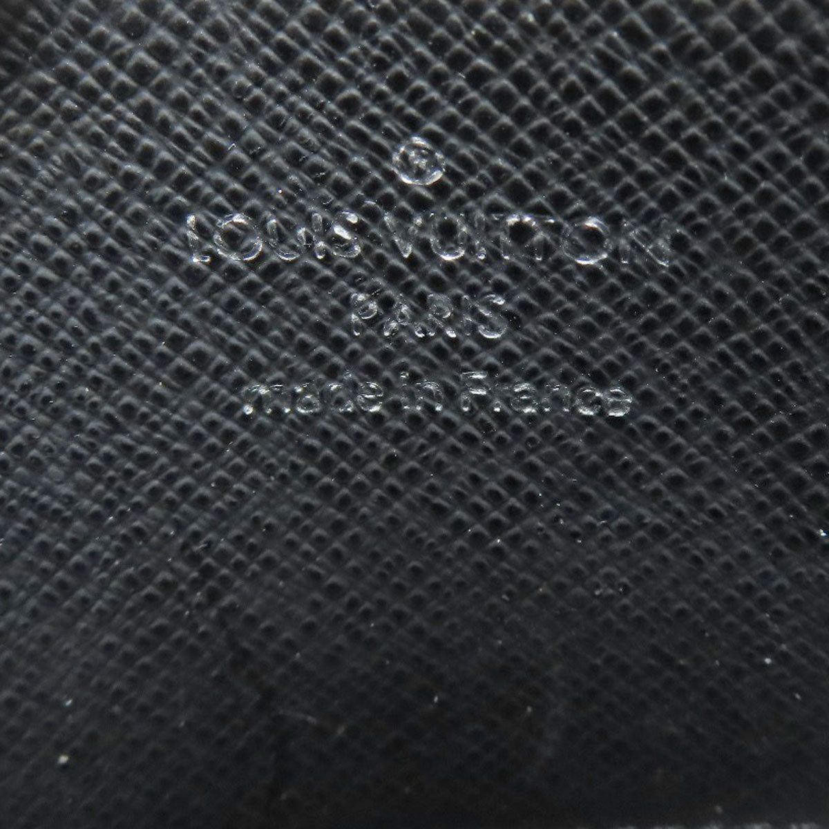 LOUIS VUITTON Coin case N63076 Damier canvas black Zippy coin purse mens Used Authentic