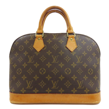 LOUIS VUITTON Handbag M51130 Monogram canvas Brown Alma Women Used Authentic