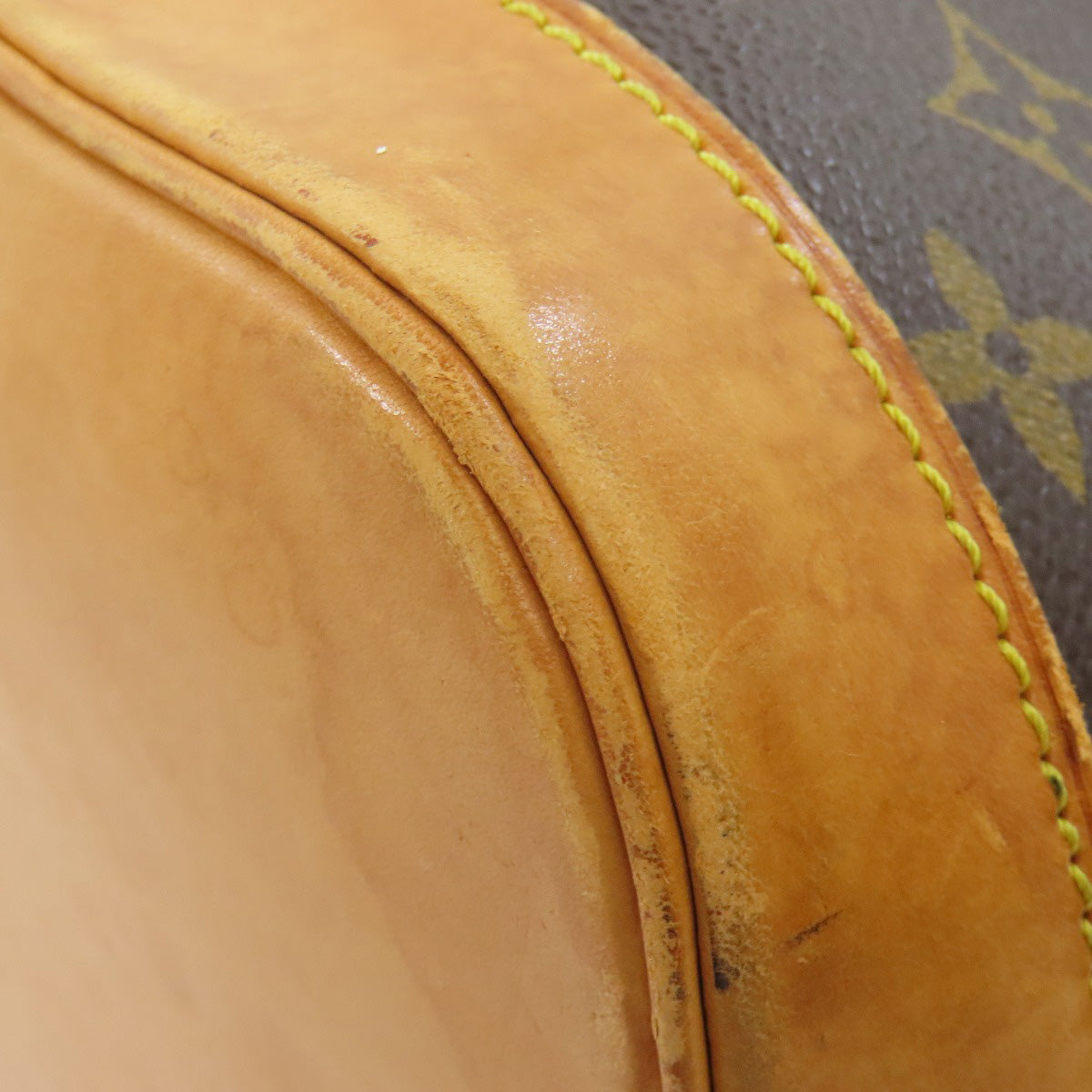 LOUIS VUITTON Handbag M51130 Monogram canvas Brown Alma Women Used Authentic