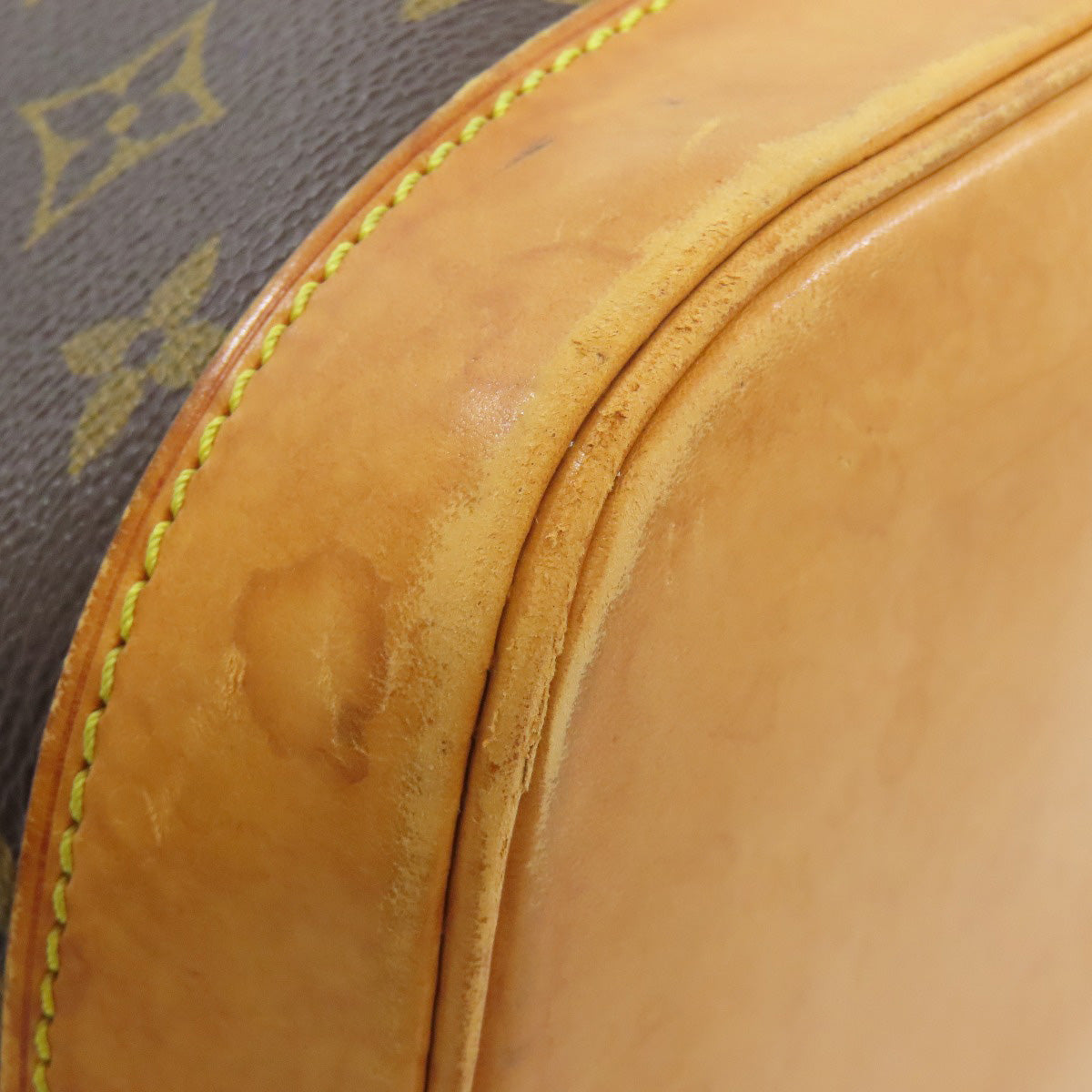 LOUIS VUITTON Handbag M51130 Monogram canvas Brown Alma Women Used Authentic