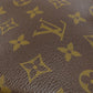 LOUIS VUITTON Handbag M47270 Monogram canvas Brown Deauville Women Used Authentic